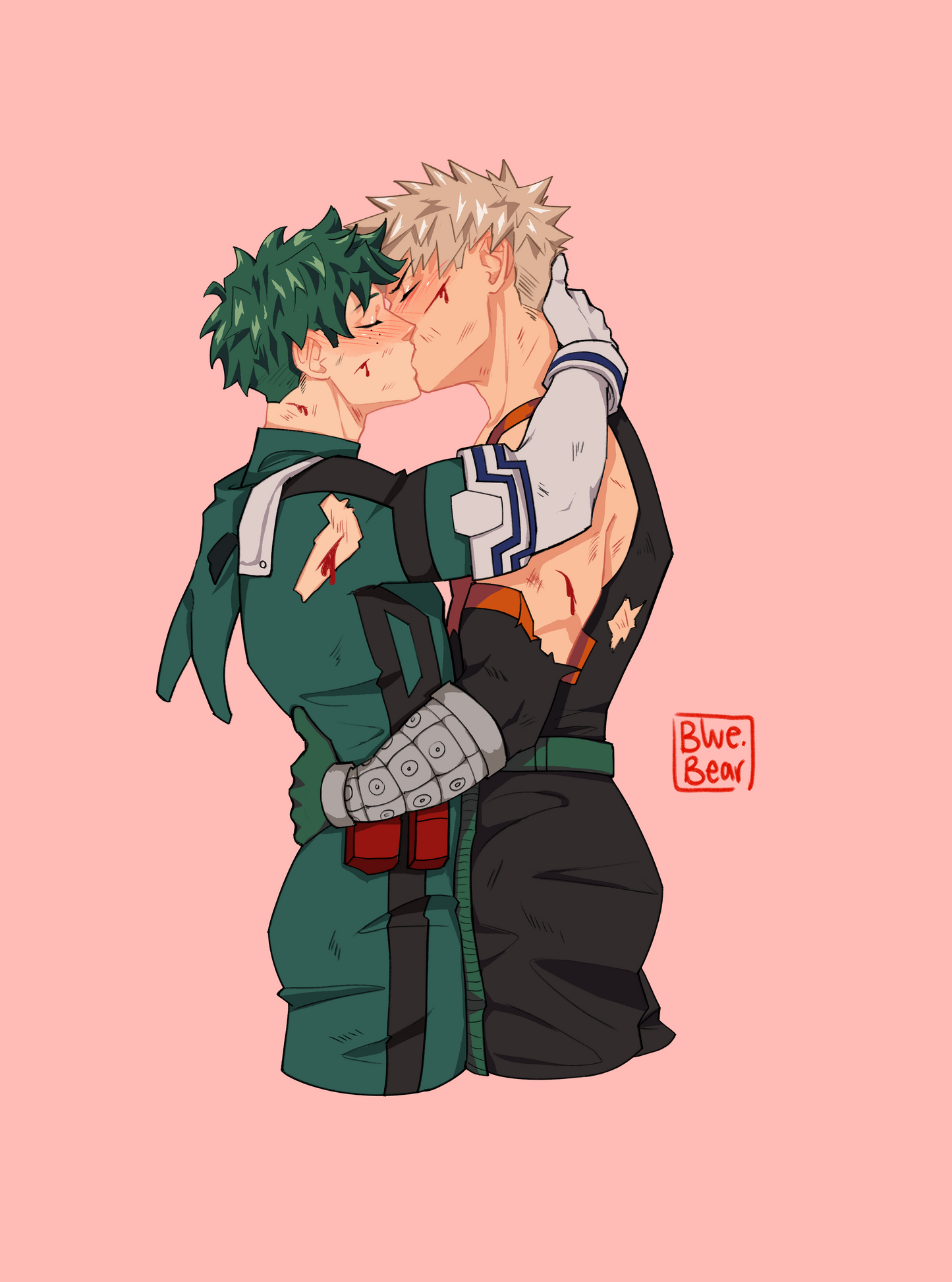 POST WAR KISS KEYCHAIN