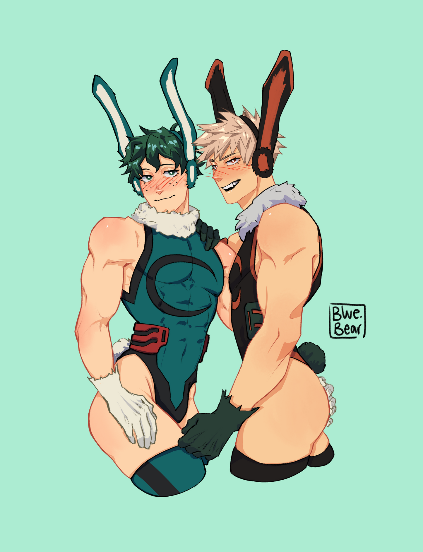 DKBK BUNNIES KEYCHAIN