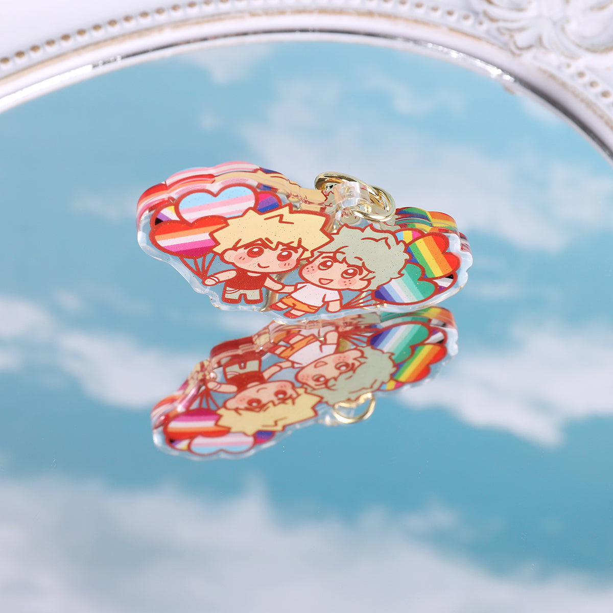 MINI PRIDE BALLOON KEYCHAINS