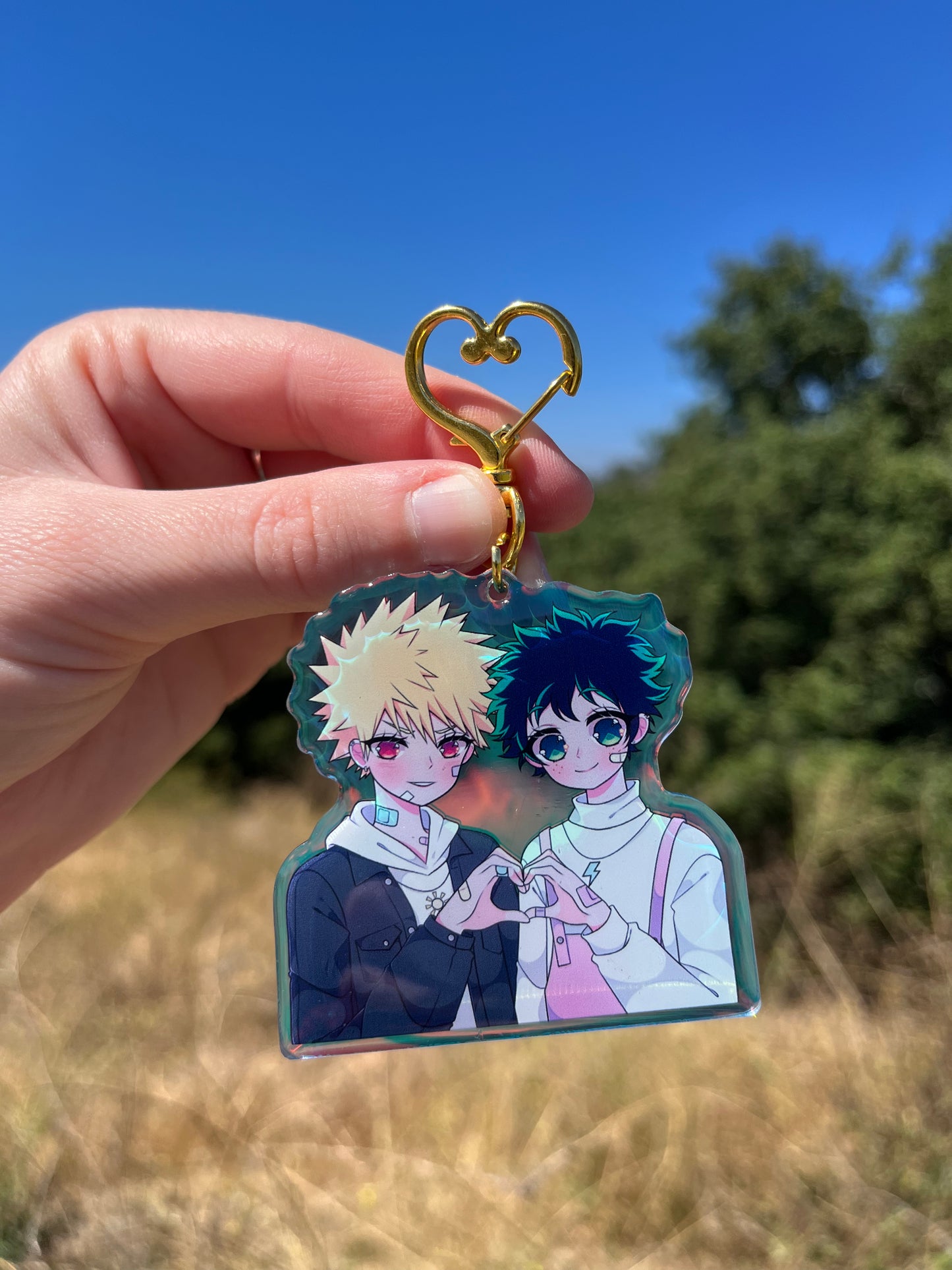 HOLO KAWAII BKDK KEYCHAIN