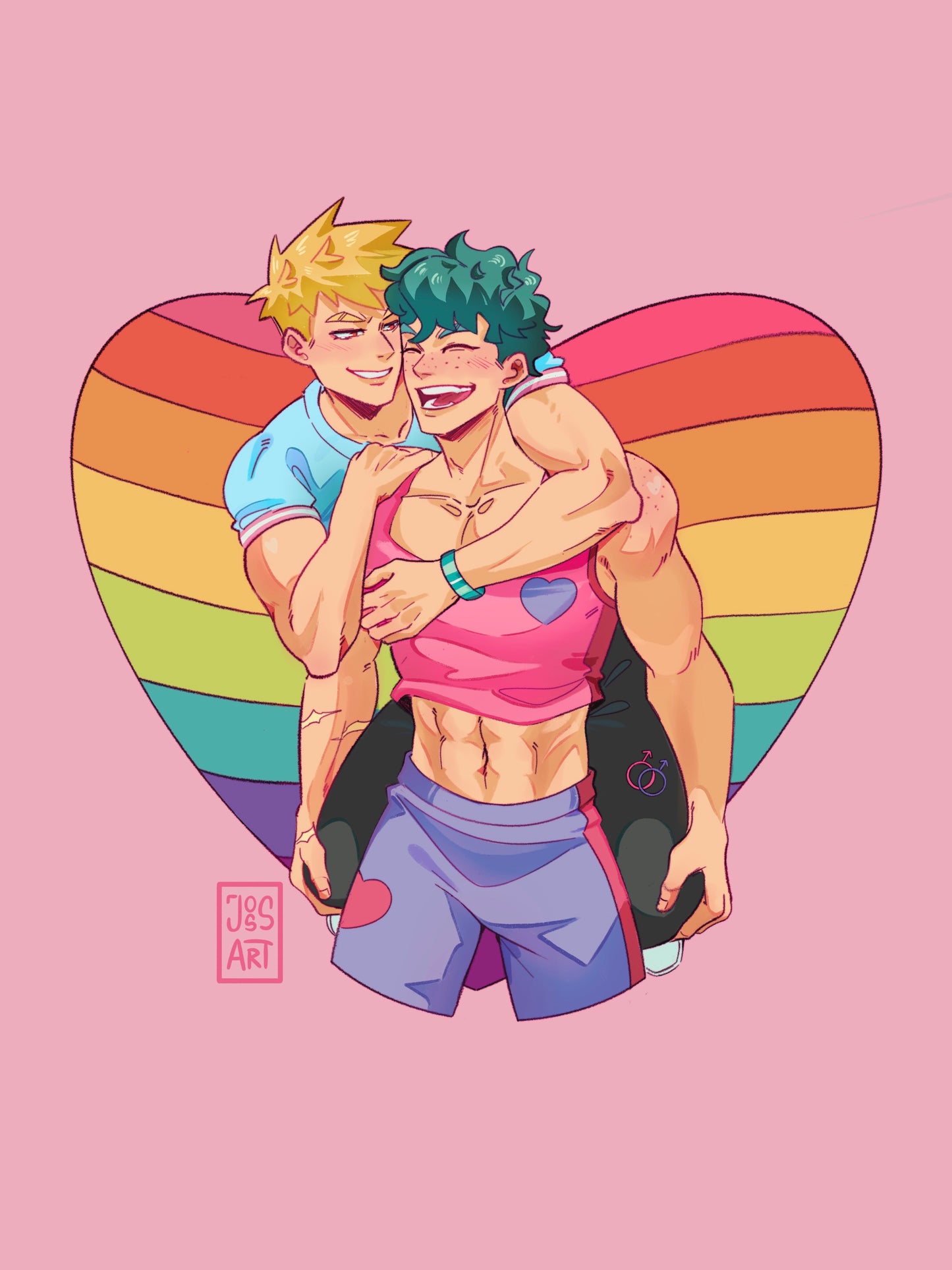 PRIDE HEART PIN