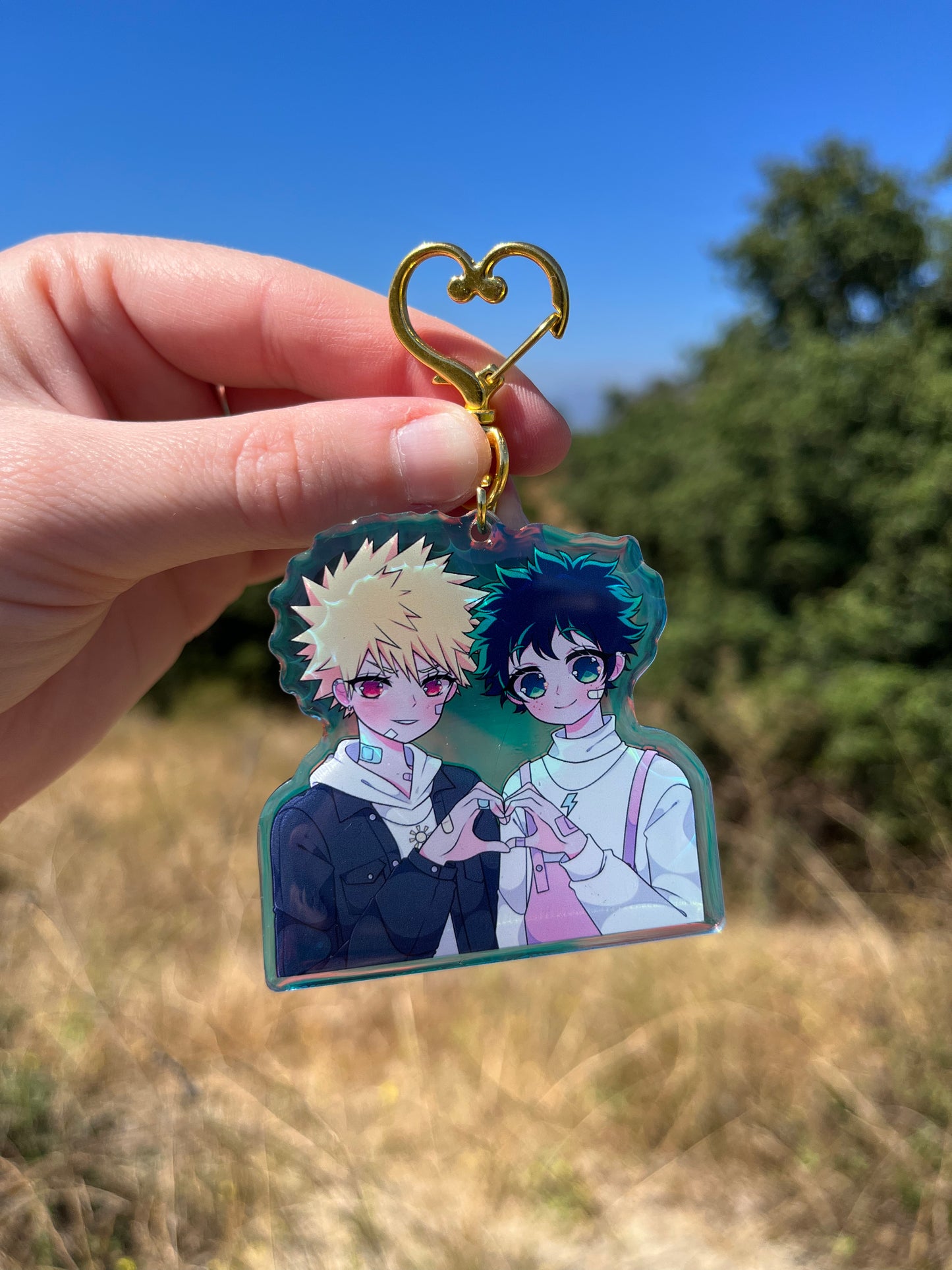 HOLO KAWAII BKDK KEYCHAIN