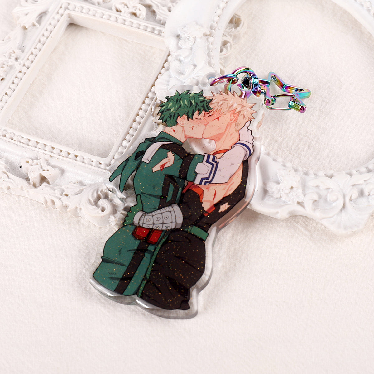 POST WAR KISS KEYCHAIN