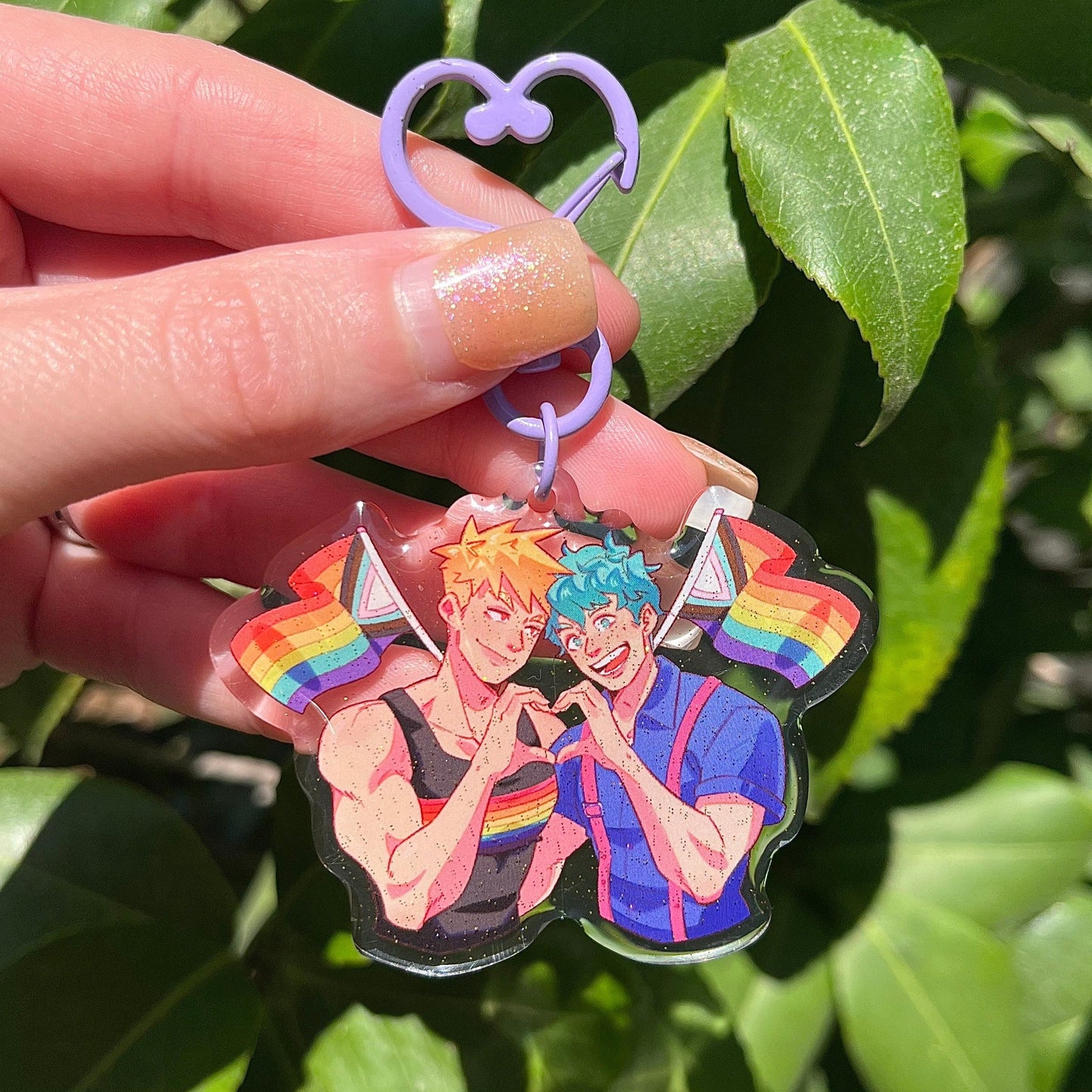 PRIDE CHARITY KEYCHAINS *all previous designs!*