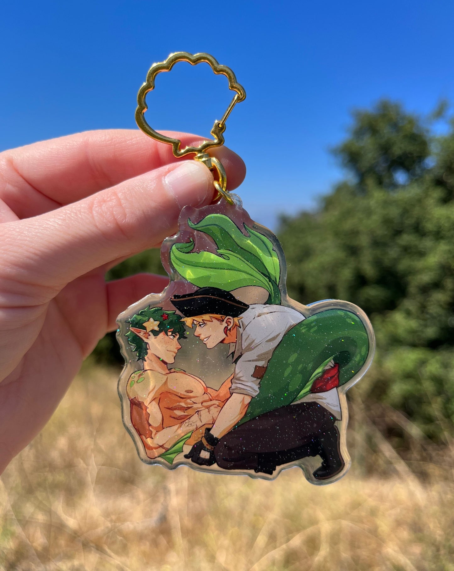 MER/PIRATE AU KEYCHAIN