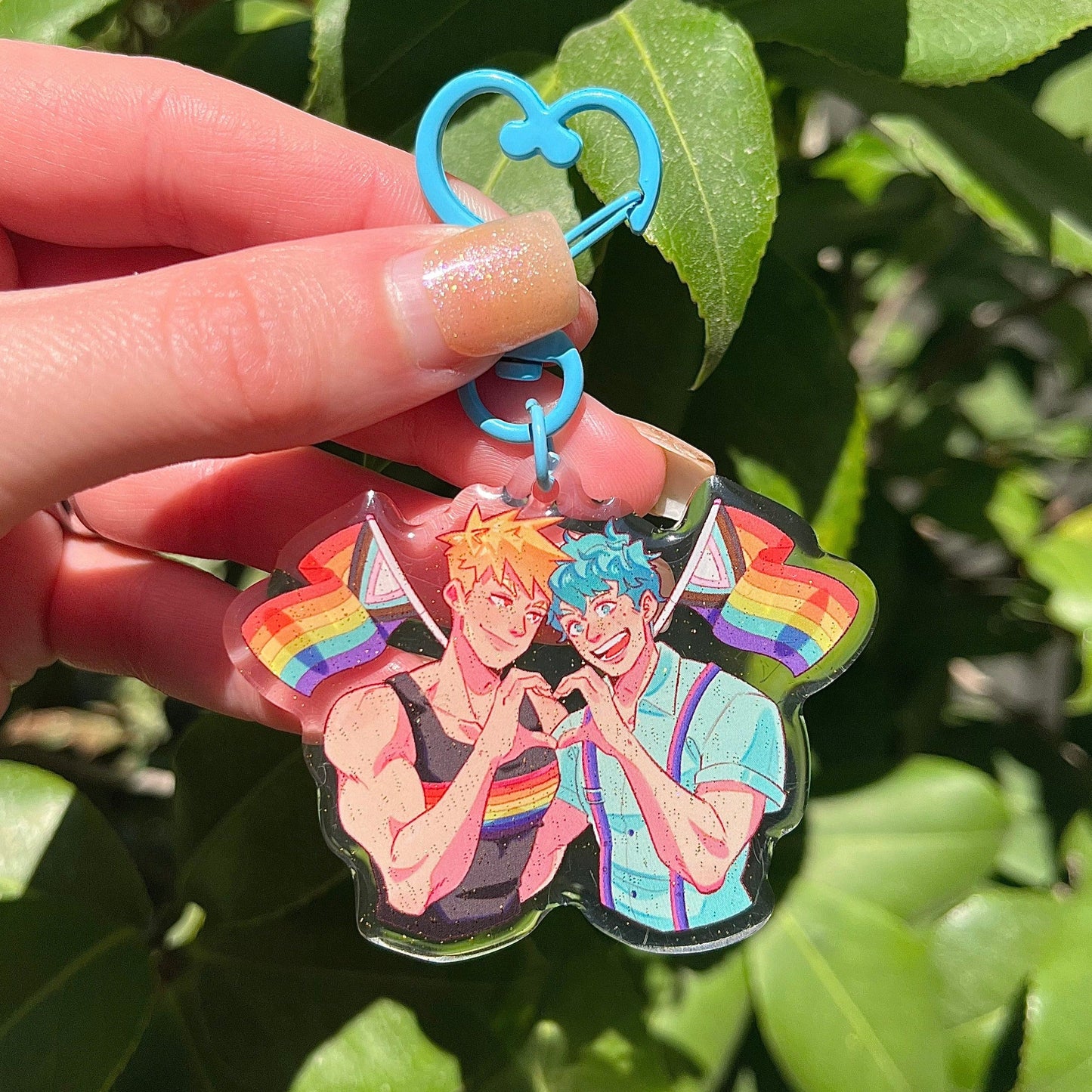 PRIDE CHARITY KEYCHAINS *all previous designs!*
