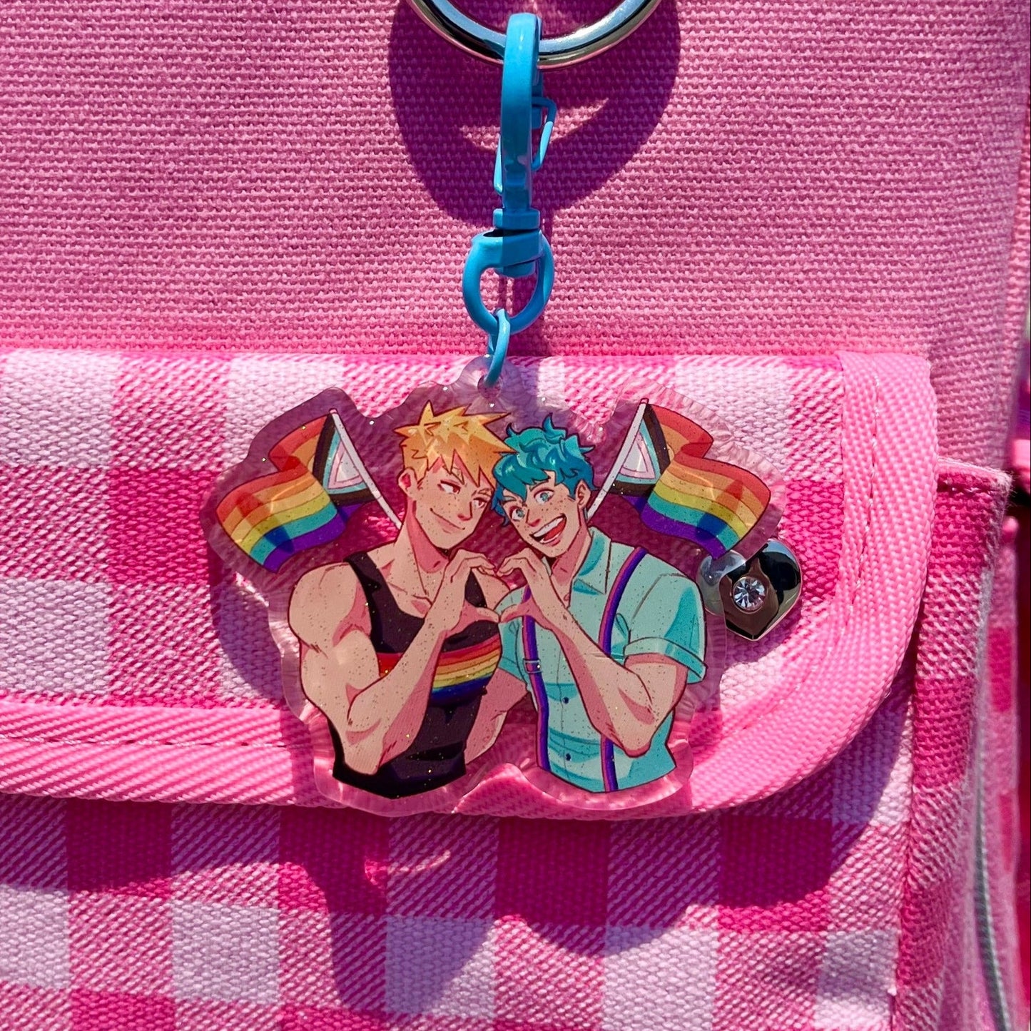 PRIDE CHARITY KEYCHAINS *all previous designs!*