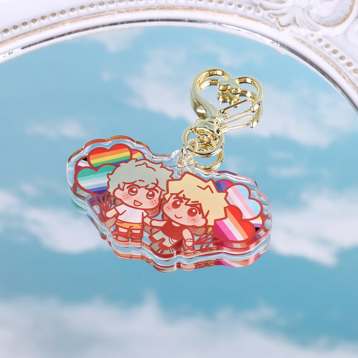 PRIDE CHARITY KEYCHAINS *all previous designs!*
