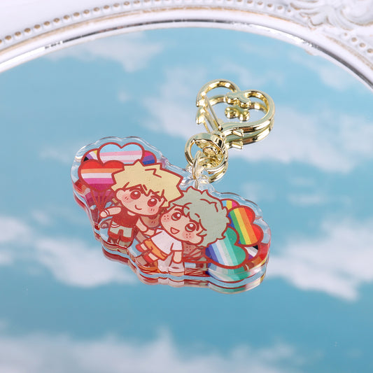 PRIDE CHARITY KEYCHAINS *all previous designs!*
