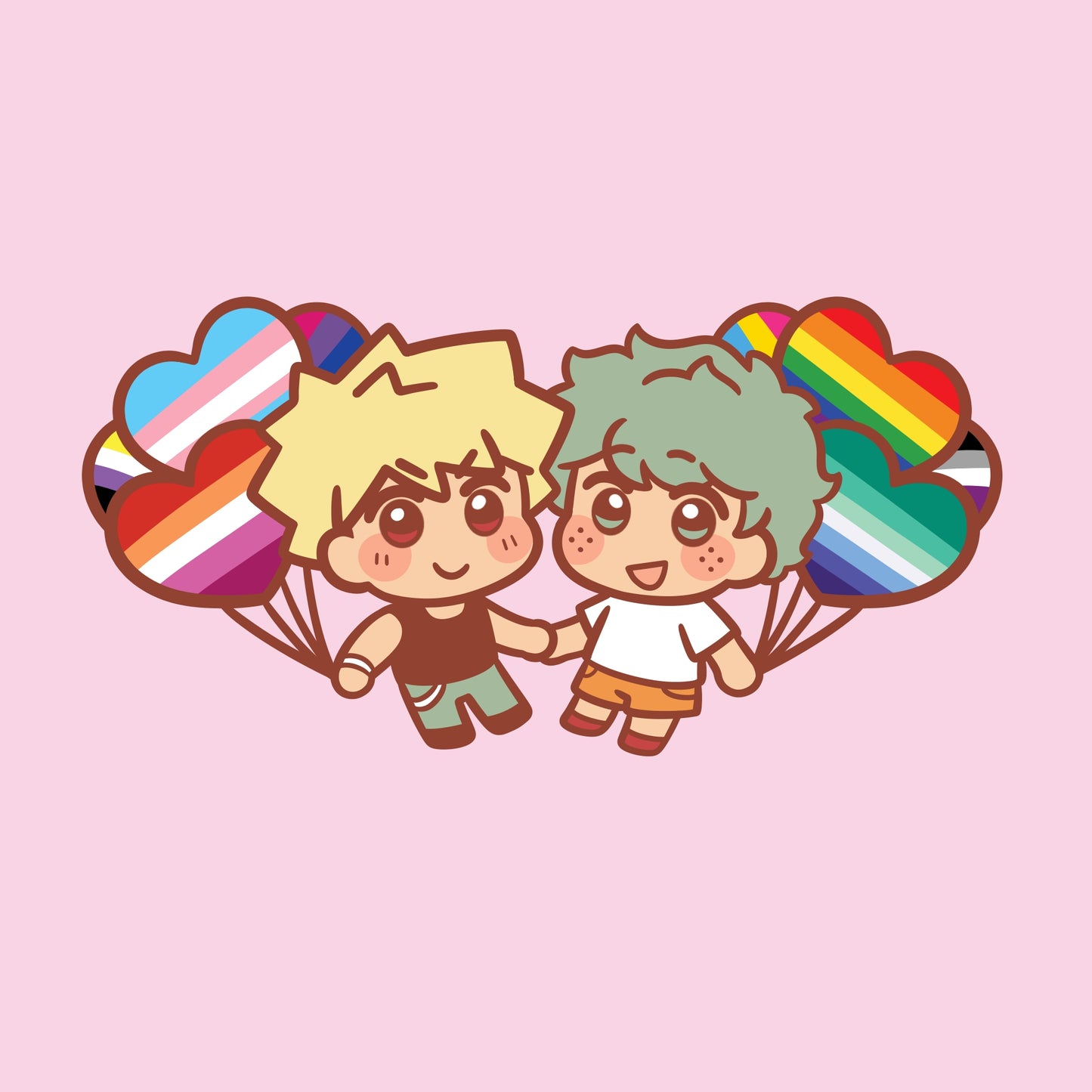 PRIDE CHARITY KEYCHAINS *all previous designs!*
