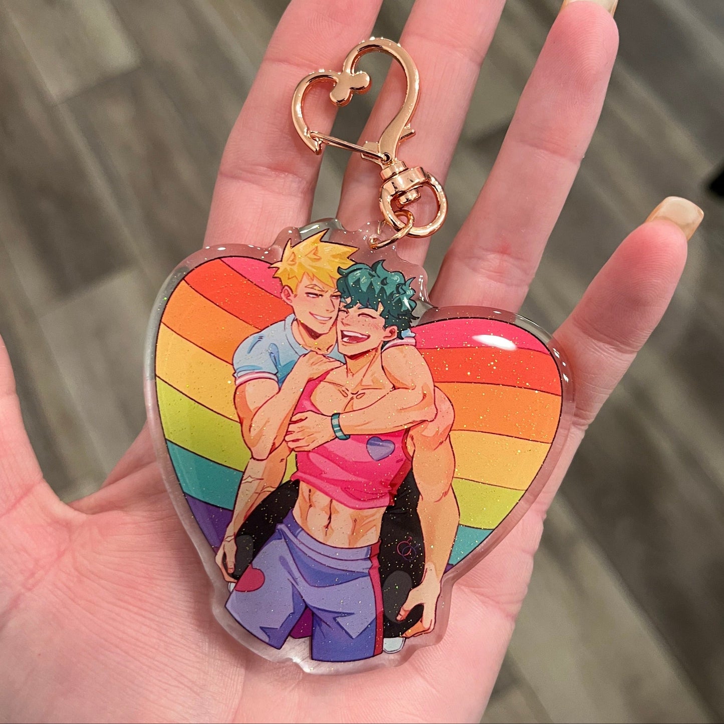 PRIDE CHARITY KEYCHAINS *all previous designs!*